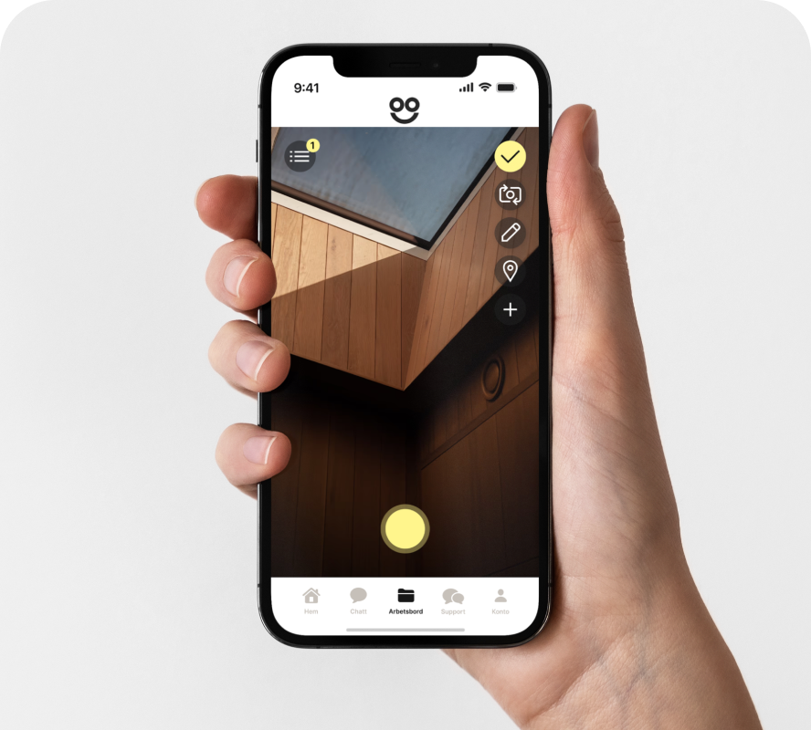 Dokumentera direkt i mobilen